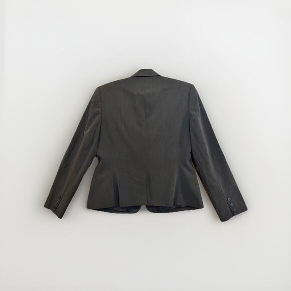 Evan Picone Women’s Charcoal Gray Blazer – Stretch Suit Jacket Size 10 - Picture 3 of 11